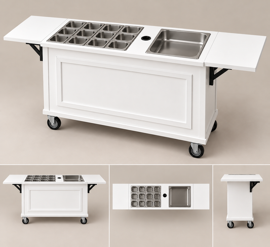 Custom Order: Mobile Charcuterie Cart