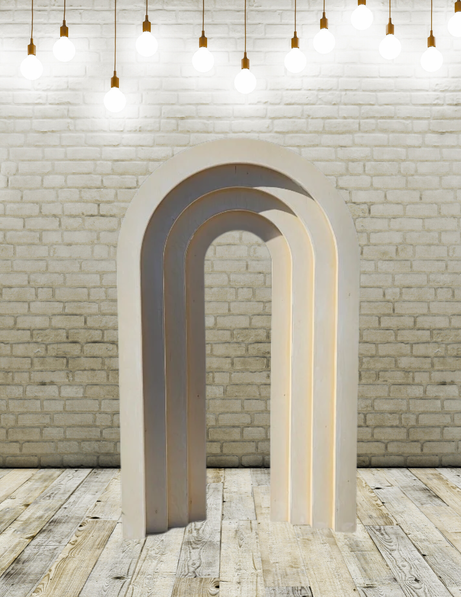 3D Arch Backdrop – THE BACKDROP BAR