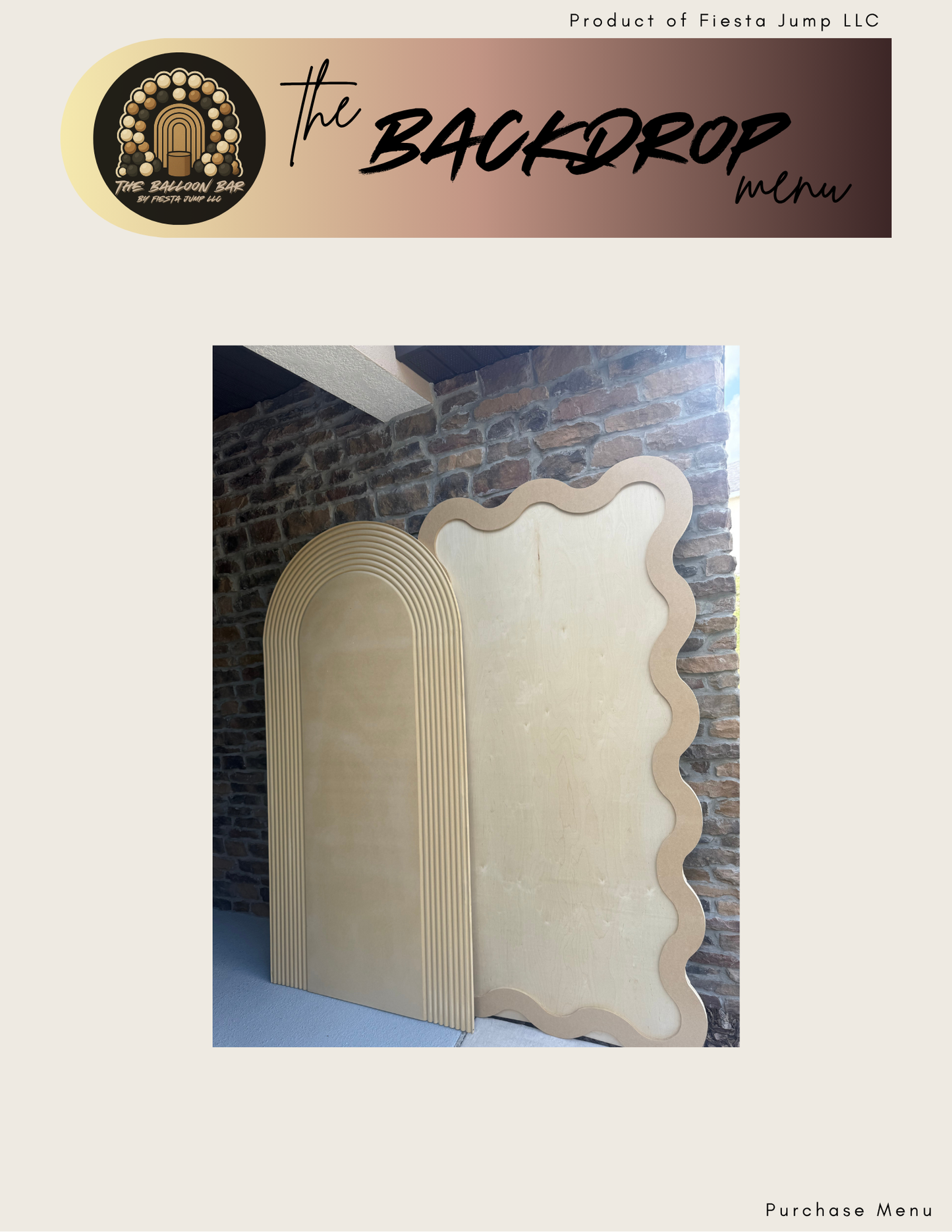 Ripple & Wavy Backdrop Set